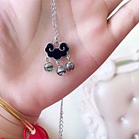 用宝宝的胎发做的平安锁项链，美极了