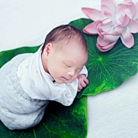 宝宝第十天了、麻麻希望平安，健康，快乐的长大