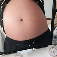 25周，感觉肚子好大好大，