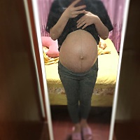 快生了哈哈哈～宝妈们看看像男宝女宝啊！