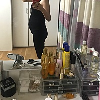 五个半月，医生说体重增加太快了，需要控制饮食，这肚子算大算小😔😔