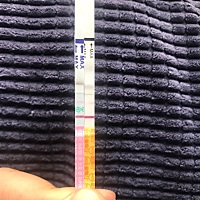 排卵纸和早孕试纸放一起还真是会出现两条线哦……好吧……左是排卵右是早孕……原来是真的……