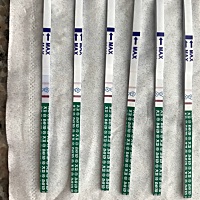 连续四天测的，都没有过强阳