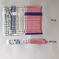 怀孕了排卵试纸一定是强阳吗？17号排卵日  周期25天 挺准时的  我昨天大姨妈日 今天还没有来，前两天有...
