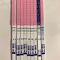 14号大姨妈，快排卵，为啥一下深一下淡我怎么看不懂了