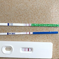 大姨妈刚过去8天怎么可能测的出来这么明显呢