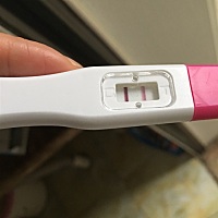 上个月30号来的月经。这个月29号早上测了一下。不知道是不是怀孕了