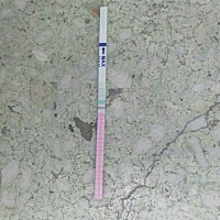 我月经推迟了4天了，前两天我用排卵试纸测的是浅浅的一道，用怀孕试纸测的更浅，接近没有，   今天用排...