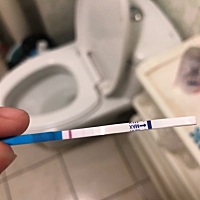 这是不是有了？第一个宝宝2岁了，这个我也不懂是不是两道杠，帮我看下