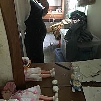 步入十七周，肚子圆溜溜。