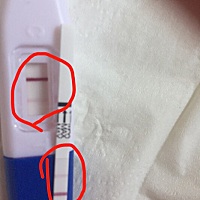 月经是4月1号后就没有在来了，在5月6号用测试纸测试为什么一条线好浅浅到快看不见了