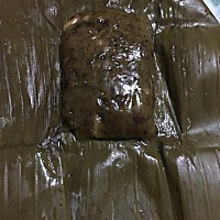 好喜欢艾草糍粑        婆婆今天又做了，这边遍地都是艾草