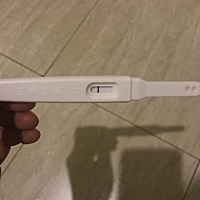 这样算怀孕吗、红色印子特别浅！