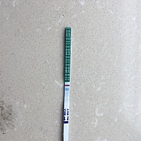 刚刚测的早早孕 这是有了吗？