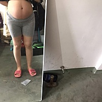 5个月的肚子是不是很大？都不敢吃饭了……害怕后期不好生产