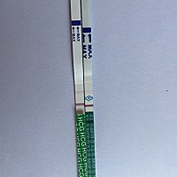 月经推迟2天，图片是早上测出来的，请姐妹们帮忙看看有没有怀孕？