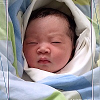 Nice to meet you，my baby girl ～