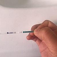 各位宝妈们，麻烦帮我看一下今早测的特别浅的一条，这是怀孕了吗？