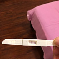 今天早上测出来的，是不是有了？