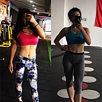 来让你们羡慕嫉妒恨一下！减肥就是这么容易，哈哈哈！