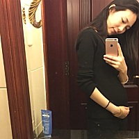 19周 2   勤快的宝宝 ～这几天胎动很多呢