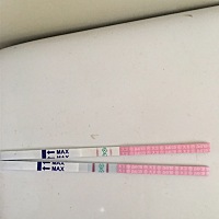 今天测的排卵好强，看来晚上要努力了，希望快点怀🙏🙏