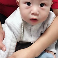 儿子姥姥抱着呢，看我干啥😄