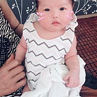 大家好！我叫高梓晴刚刚出生26天的我就变着法儿的磨人了😂