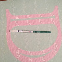 帮我看下，我末次例假是4月23日，一直没来例假，我也没注意，刚测了一个，这是有了吗