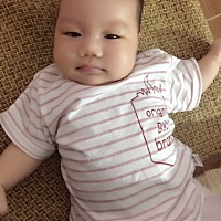 按农历来说，今天刚两个月，我的小公主