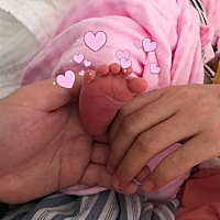补发纪念～5月26日顺产健康男宝，本人宝爸，宝妈很勇敢很伟大！爱她一辈子。各位宝爸宝妈接好运咯～