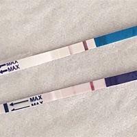 5月10号月经结束  昨天晚上和今天中午测的2条 这是什么情况😳