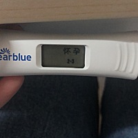 例假27号刚完，可丽蓝显示怀孕2-3周。请问有知道怎么回事的吗？