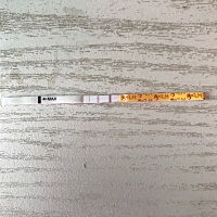 我打算准备要个孩子，上个月12号🈷经来了，月经周期第26天测出二条杠是怎么回事？