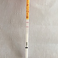 今天中午测的两个牌子的排卵试纸这样的颜色，有经验的宝妈帮忙看看离排卵还有多长时间啊