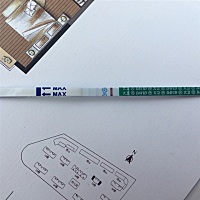 今天早上测的，我没看错吧，是怀了吗？！昨天晚上还在问内裤上有点褐色的血是不是要来大姨妈了，大家有...