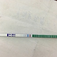 现在真郁闷，昨天用大卫试纸测了有，有图片看下图，今天就去医院抽血检查出来说没有，好矛盾，不知道到...