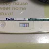 条是昨天早上测的，棒是今天早上测的，应该是有了吧