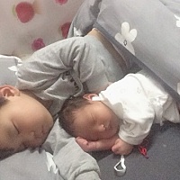 晚安 我的俩个大宝贝 👶🏻