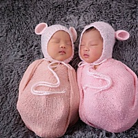 宝宝们第六天拍照留念！