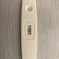 老公好棒棒，一次就中了，😘😘😘下午去医院验血看看……好激动……