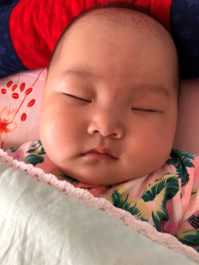 小公主睡着了。