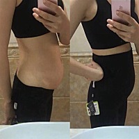 种草了很久的这款塑身衣意大利Carvico～ 图一是穿之前和之后的对比！！ 效果很明显有没有！！ 一天穿八...