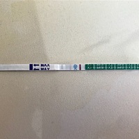 今天应该来大姨妈，没来，就拿早早孕测了一下，测出来这个，代表什么呢？