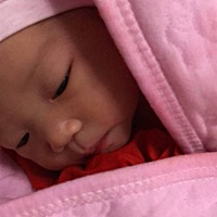 6.12晚上11:58小粽子诞生了，我家小公主6.4斤