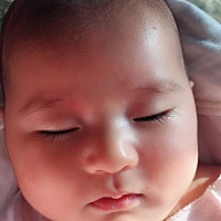 两个月的小胖妞，看着你感觉什么都是值得的