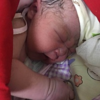 6月10日晚上11点29分，迎来了小公主👸，做B超是女孩，老公把脉也是女孩，真准！