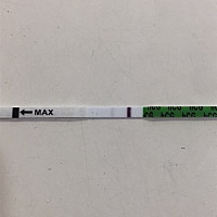 5月7号排卵日同房一次现在22号了早上用早孕试纸测了一下这样不明显有表示怀孕么