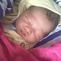 超了两天，终于卸货了，顺产男娃7.3两。