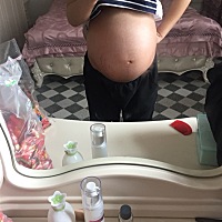 都说是菇凉，是个儿子。痛了24小时 最终剖宫产，希望宝妈们顺顺利利生产